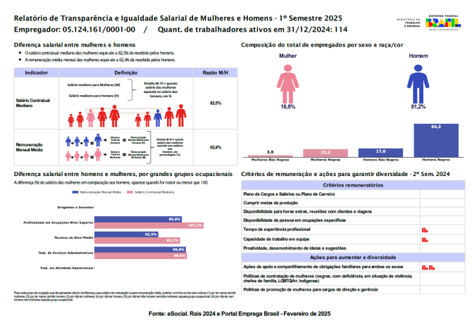 Relat&oacute;rio de Igualdade Salarial 2025